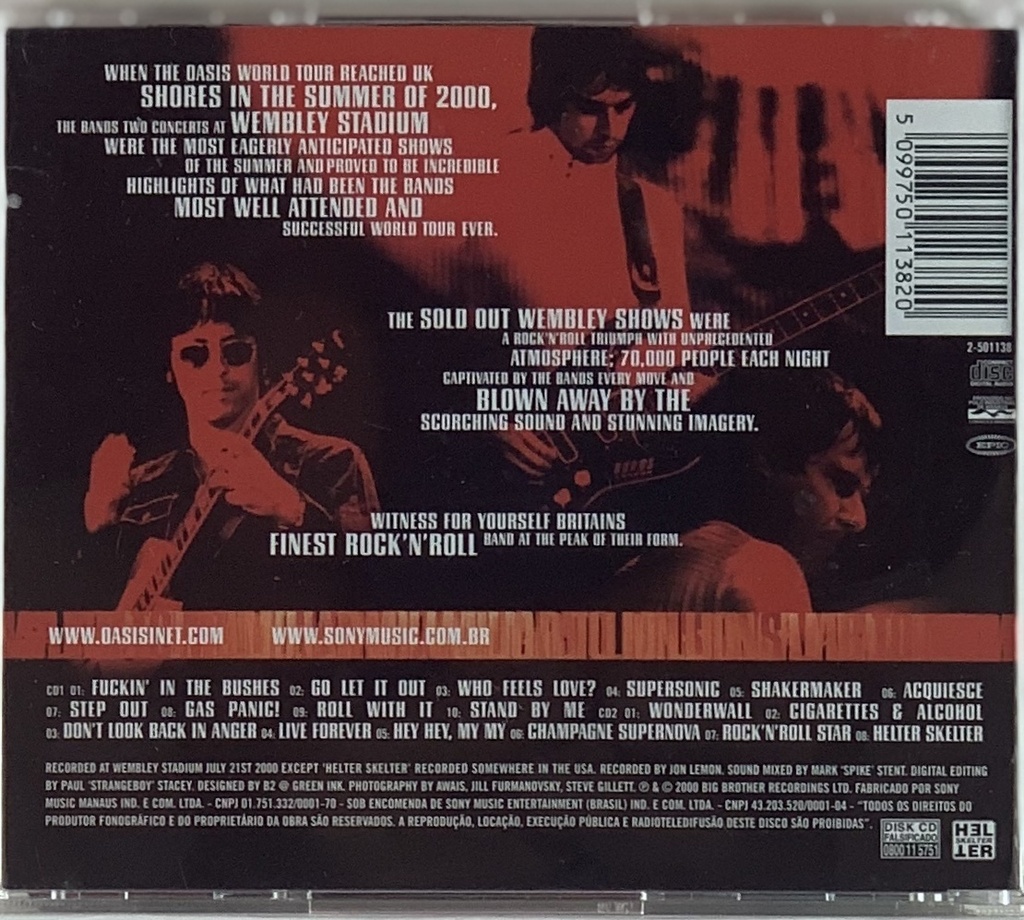 Oasis - Familiar to MIllion (2CD usado) | Tracks Rio